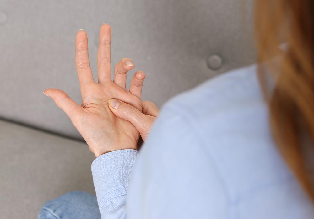Schnappfinger Behandlung
